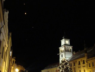 Třeboň: ohňostroj na Nový rok 2011 (video)