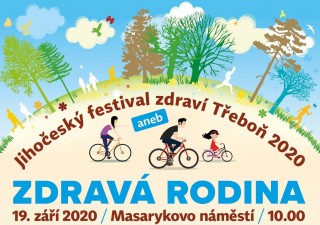 Jihočeský festival zdraví  2020 Třeboň: Zdravá rodina