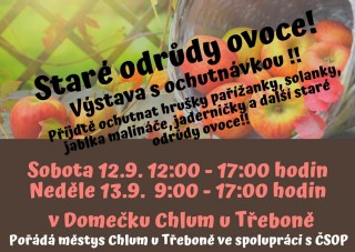 Staré odrůdy ovoce - výstava s ochutnávkou