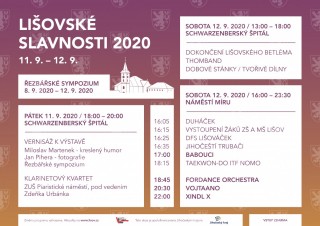 Lišovské slavnosti 2020