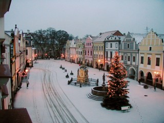 Masarykovo náměstí o vánocích