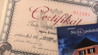 Certifikát o překonání 15.poledníku