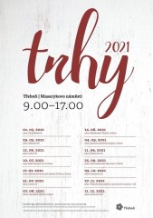 Řemeslné trhy v Třeboni v roce 2021 - kalendář 