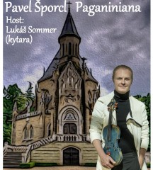 Pavel Šporcl ve Schwarzenberské hrobce - Paganiniana