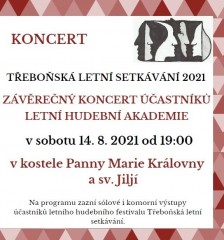 Závěrečný koncert TLS 2021  v kostele