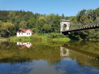 Stádlecký most na řece Lužnici