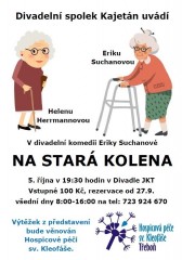 Na stará kolena -pozvánka do divadla