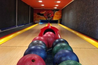 Bowling v Relaxcentru Mrkáček Lišov