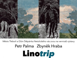 Vernisáž výstavy linorytů od Zbyňka Hraby a Petra Palmy