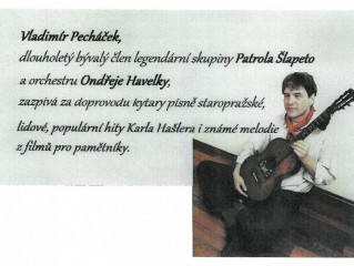 Koncert Vladimíra Pecháčka - Třeboň Aurora ZRUŠEN