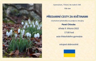 Charitativní přednáška Pavla Chlouby ZRUŠENO 