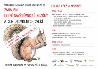 Zahájení sezóny a den otevřených dveří v záchranné stanici Třeboň