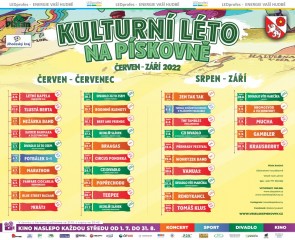 léto 2022 - Kultura na pískovnách