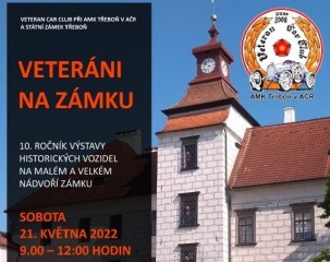 Výstava autoveteránů na Zámku Třeboň 2022