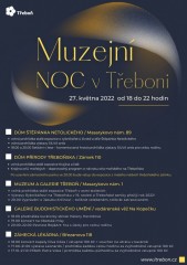 Muzejní noc v Třeboni - program 2022