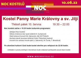 Noc kostelů 2022