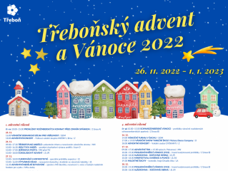 Třeboňský advent a vánoce 2022 - kalendář akcí