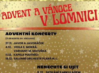 Lomnický advent a vánoce 2022