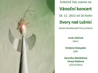 Vánoční koncert 2022 Dvory nad Lužnicí