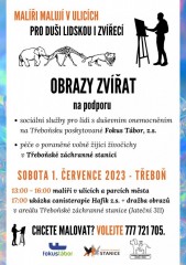 Malíři v ulicích - obrazy zvířat