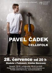 Písničkář Pavel Čadek v Borovanech