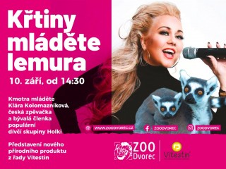 ZOO Dvorec zve na křtiny mláděte lemura