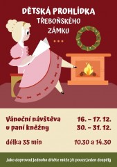 Vánoční návštěva Zámku Třeboň pro děti