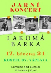 Jarní koncert Lakomá Bárka