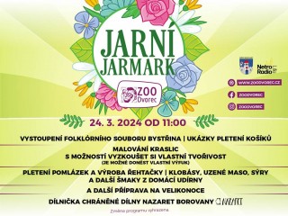 Jarní jarmark v ZOO Dvorec u Borovany