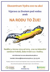 Ekocentrum Vydra zve na vycházku pro veřejnost