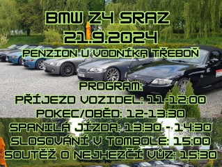 Sraz a spanilá jízda roadsteru BMW Z4