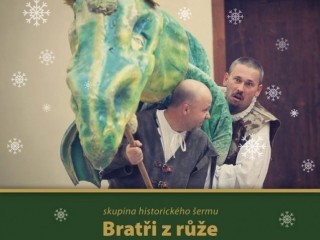 Bratři z růže - šermířská vystoupení na zámku Třeboň