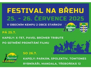 Festival Na Břehu - Chlum u Třeboně Staňkov
