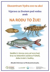 Ekocentrum Vydra zve na vycházku pro veřejnost