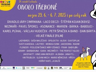 Kalendář koncertů festivalu Okolo Třeboně v průběhu roku 2025