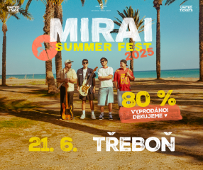Mirai Summer Fest - pozvánka do Třeboně