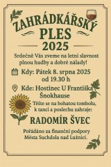 Zahrádkářský ples - Františkov 