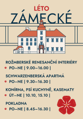Zámek Třeboň - otevírací doba a pozvánky