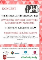 Závěrečný koncert účastníků TLS