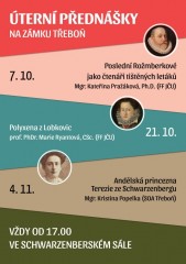 Úterní přednášky na Zámku Třeboň