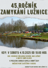 Zamykání Lužnice 