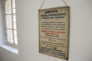 Dlouhá chodba, Státní archiv Třeboň