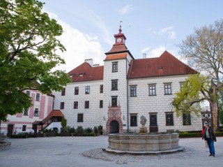 Třeboň o jarním podvečeru