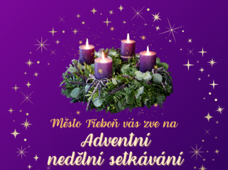 Rozsvícení 3. adventní svíce v Třeboni