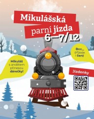 Mikulášská jízda úzkokolejkou