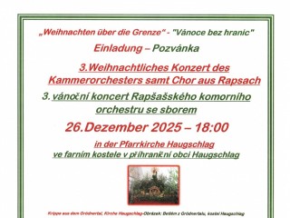 Weihnachten über die Grenze - Vánoce bez hranic