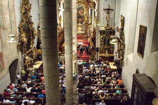 Nezmaři a Členové symf.orchestru ČR, kostel P. Marie Královny a sv. Jiljí, Třeboň 3.7.2017