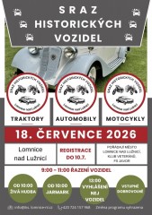 Sraz historických vozidel v Lomnici n. L.