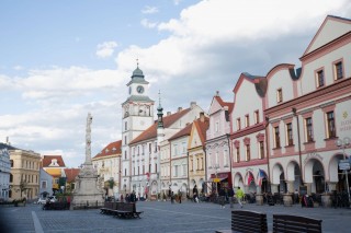 Třeboň o jarním podvečeru