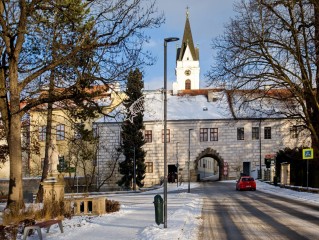 Zimní Třeboň o vánocích